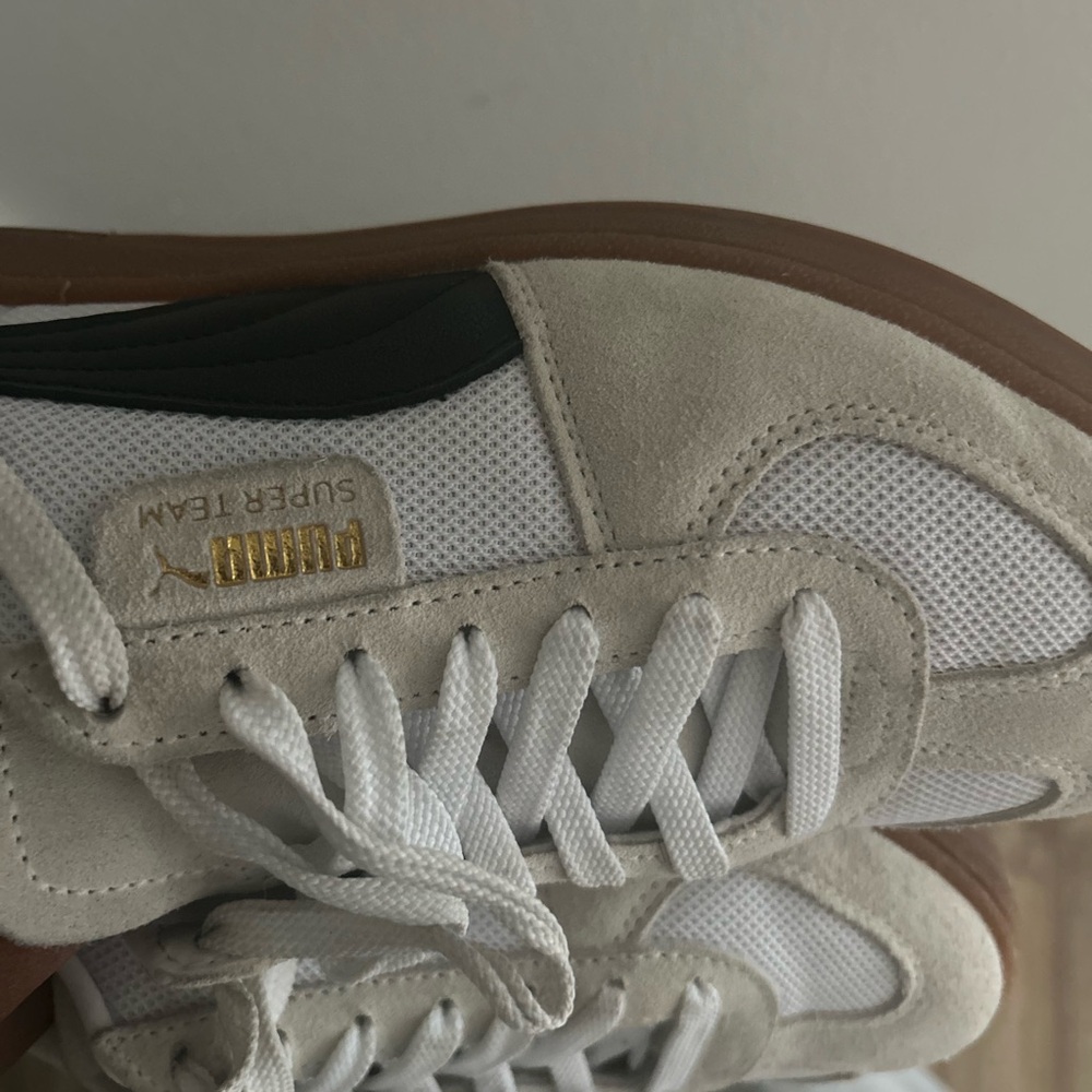 Puma “Super team” White and Black Retro Sneakers (Unisex) - Picture 10 of 11
